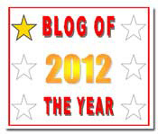 Blog of the Year Award 2012