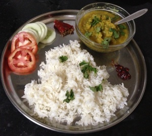Serve the hot dal with some hot basmati rice, fresh salad and some hot-n-tangy chutney